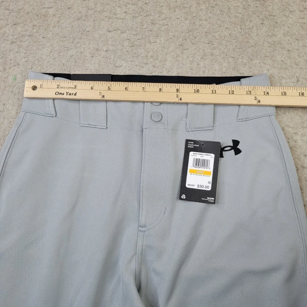 Under Armour Baseball Mens Small Gray Utility Knicker Grip‎ Waist 1375654 NWT